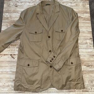 Sonoma Men's Khaki Military Jacket